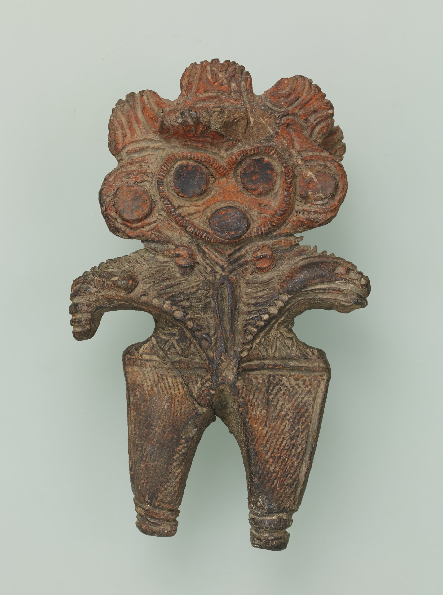 Owl-shaped (mimizuku) dogū from the Shinpukuji shell mound